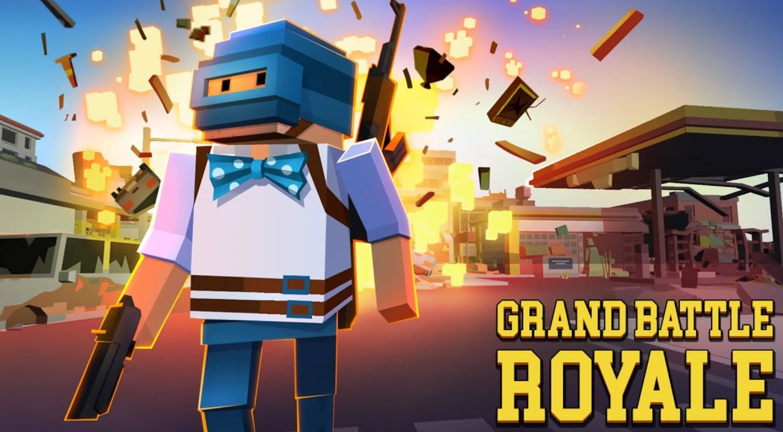 Grand Battle Royale Pixel FPS